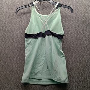 Lululemon Women’s Racerback Tank Top Mint Green Athletic Yoga Gym Slim Fit